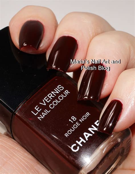 chanel rouge noir nail polish john lewis|Chanel Rouge noir nail varnish.